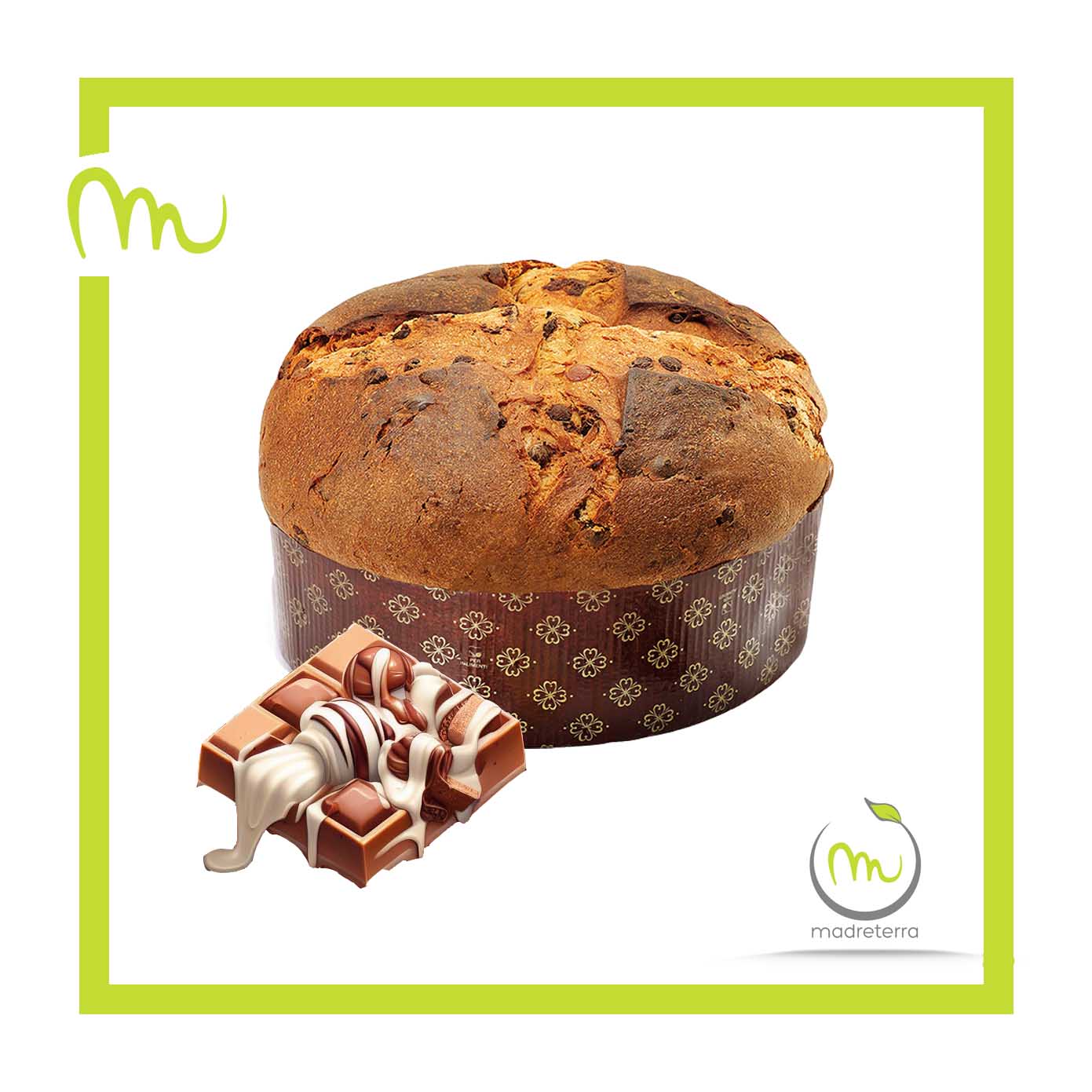 Panettone  Tre Cioccolati - Madreterra
